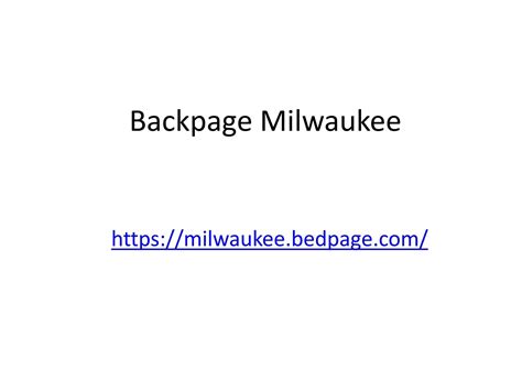 backpage in milwaukee|All Locations 